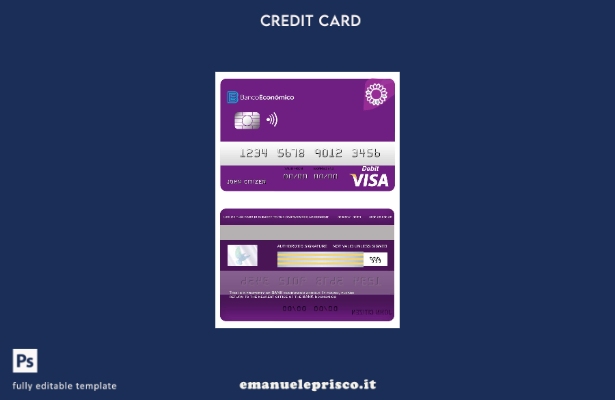 modello di carta di debito visto Angola Bank Economio in stile verificato